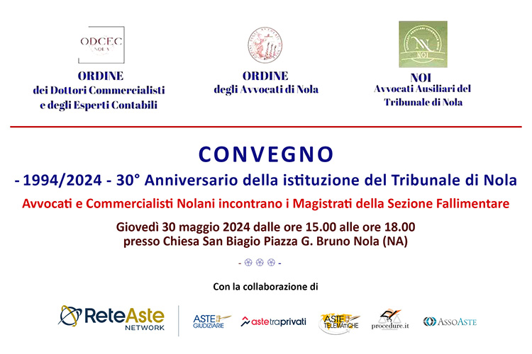 convegno nola 30 anni tribunale maggio 2024