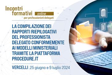 corso formativo delegati vercelli giugno 2024